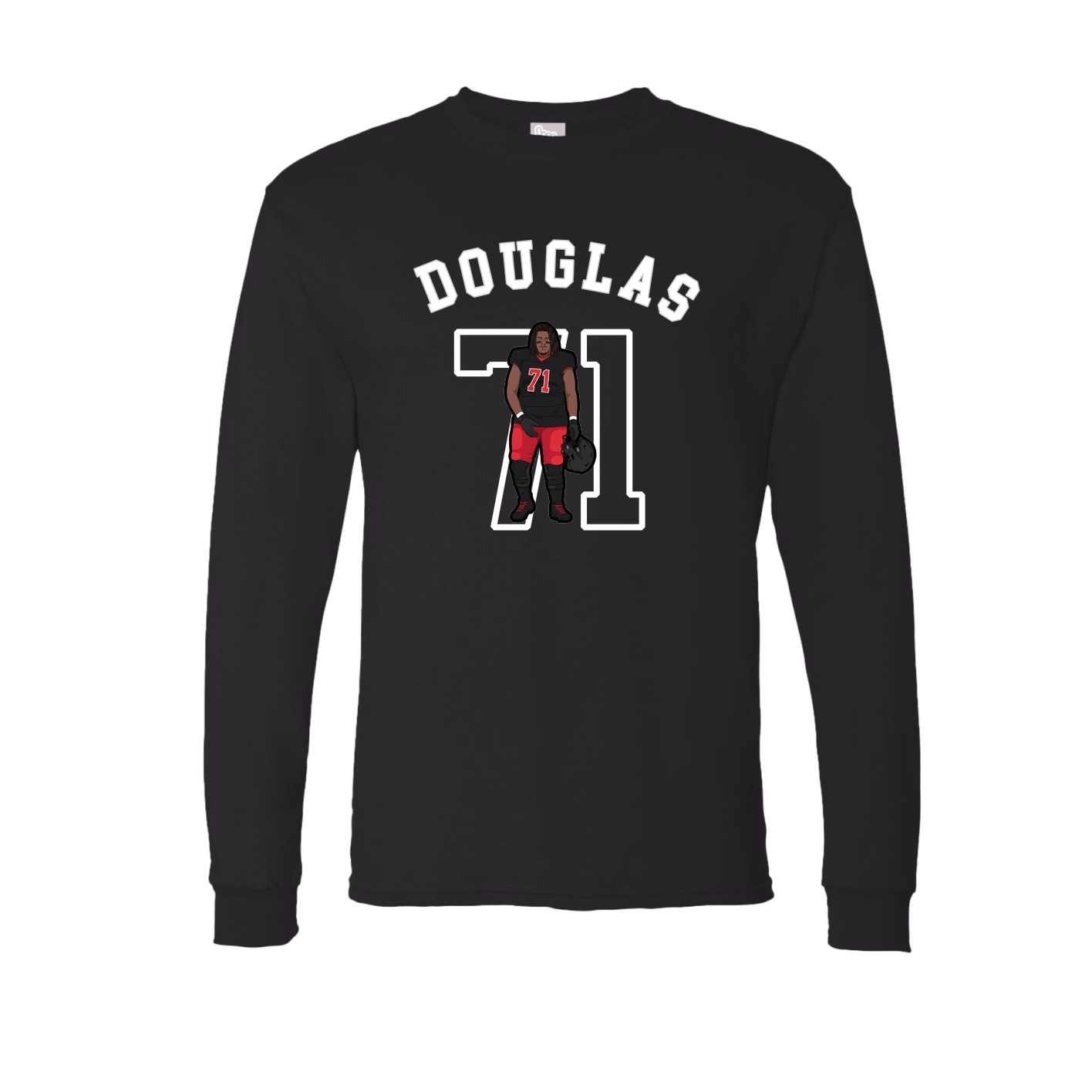 Long Sleeve Tee — Shirsey Arch in Black