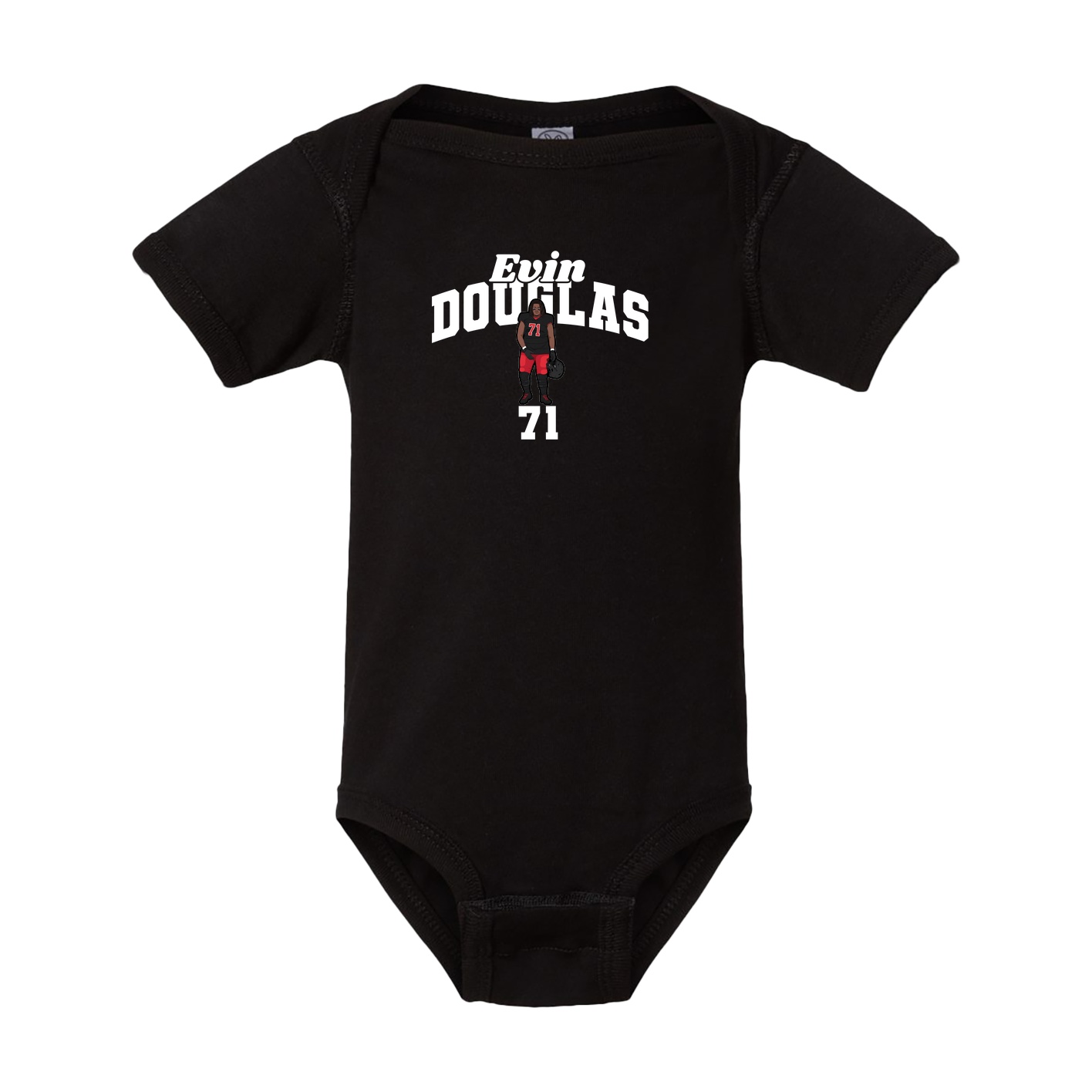 Baby Onesie — Signature Arch in Black