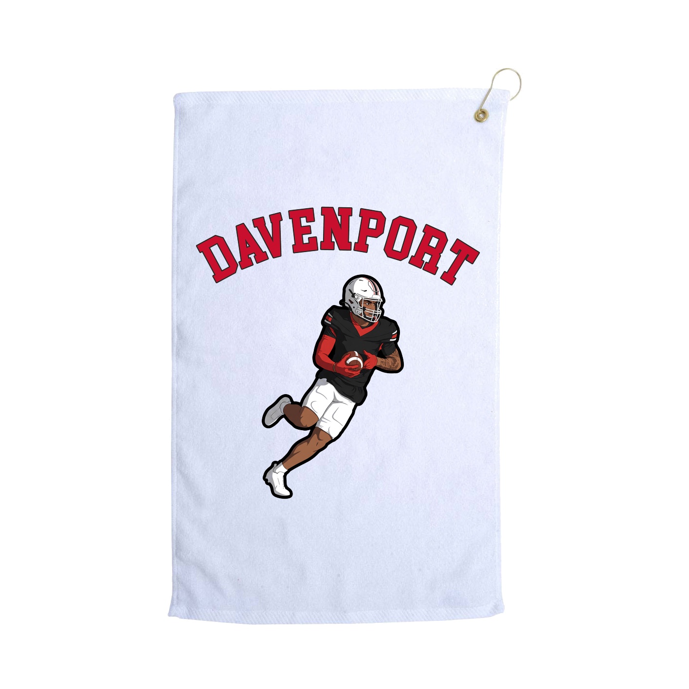 Golf Towel — Shirsey Arch in White