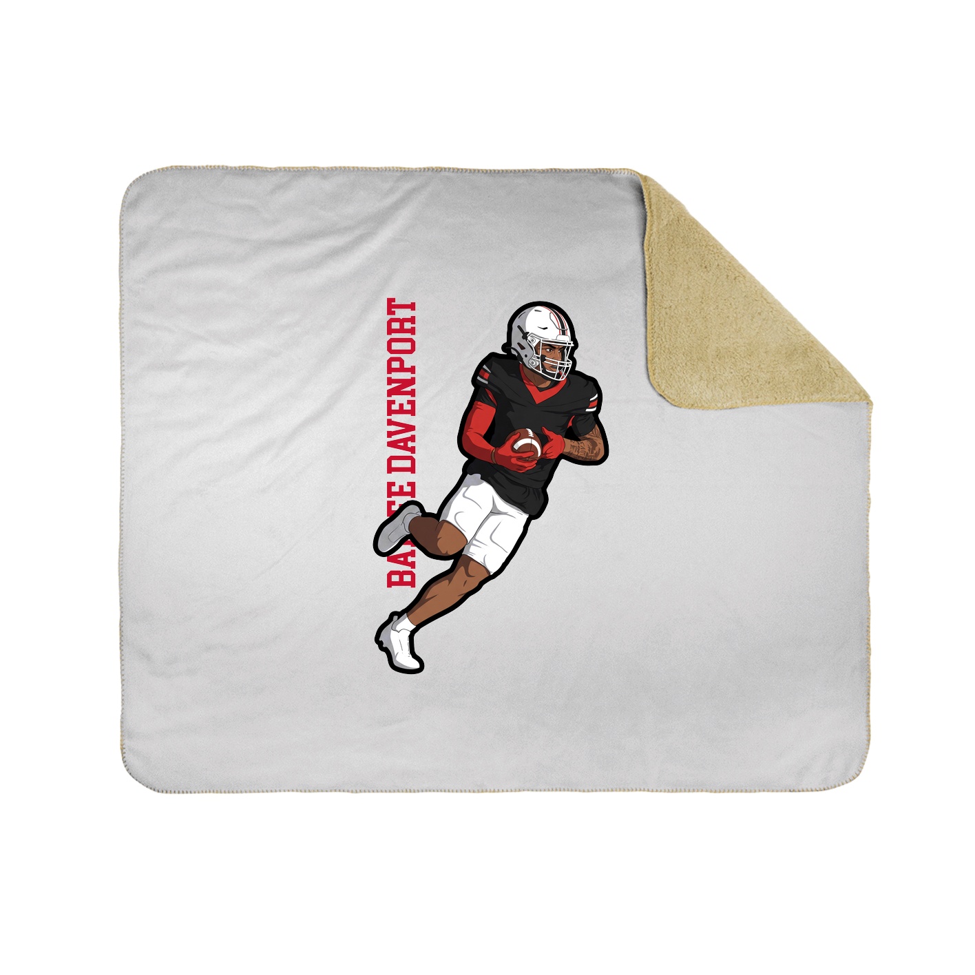 50x60 Sherpa Lined Throw Blanket
