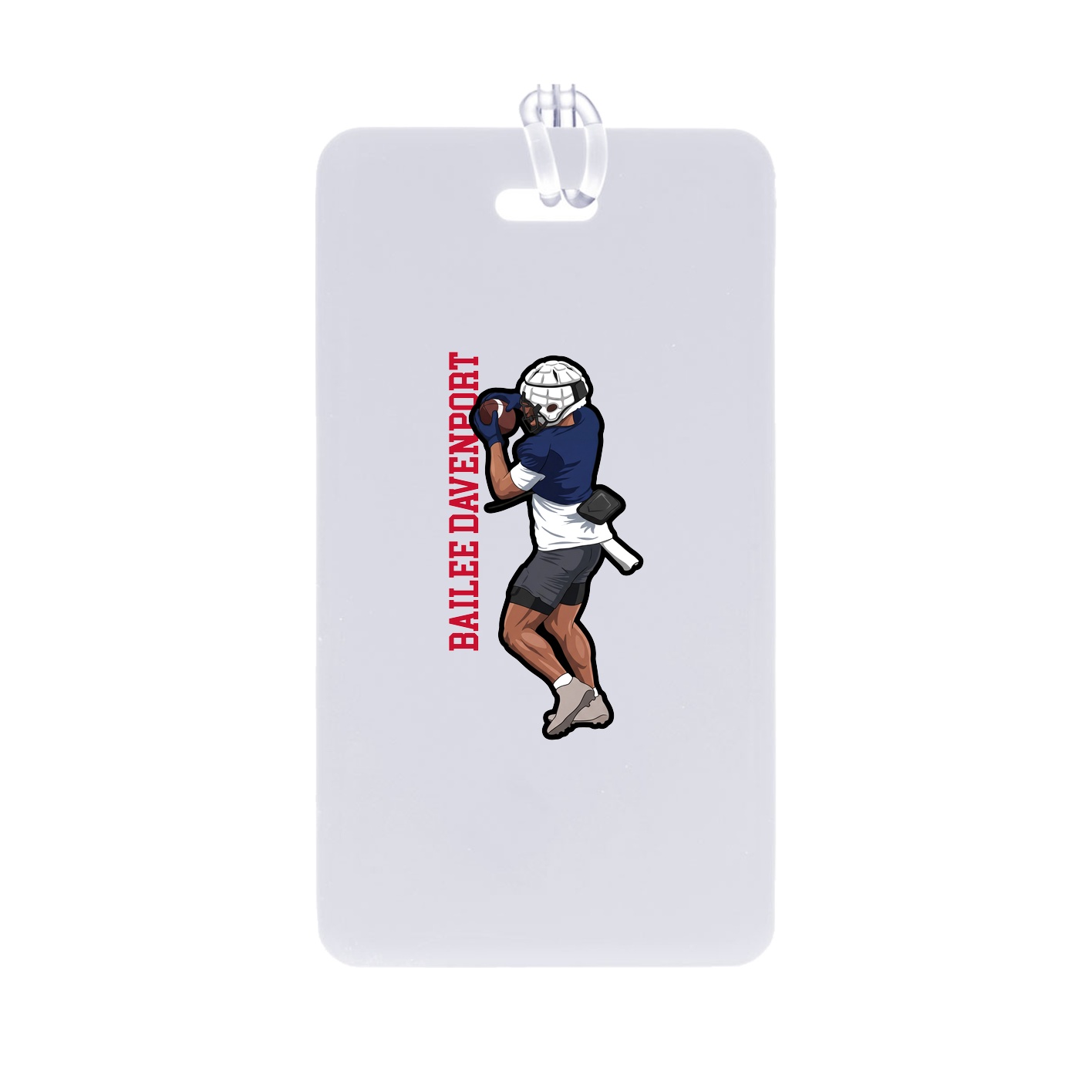 Bag Tag — Name Vertical in Classic
