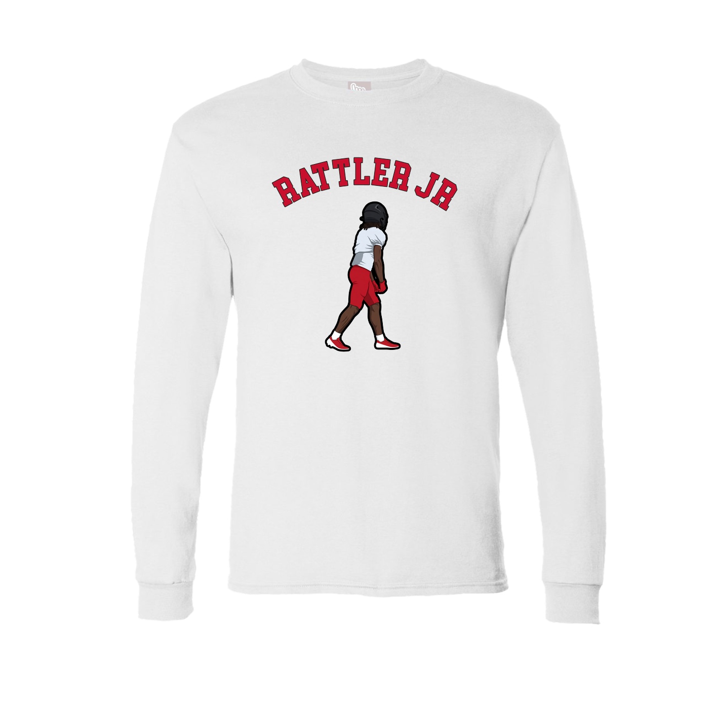 Long Sleeve Tee — Shirsey Arch in White