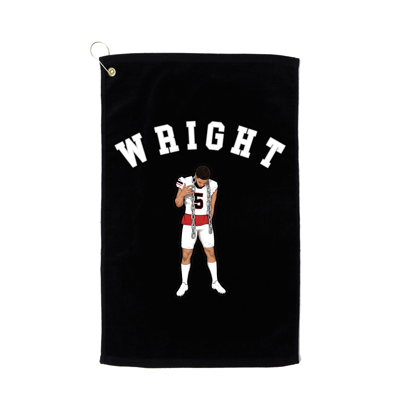 Golf Towel — Shirsey Arch in Black
