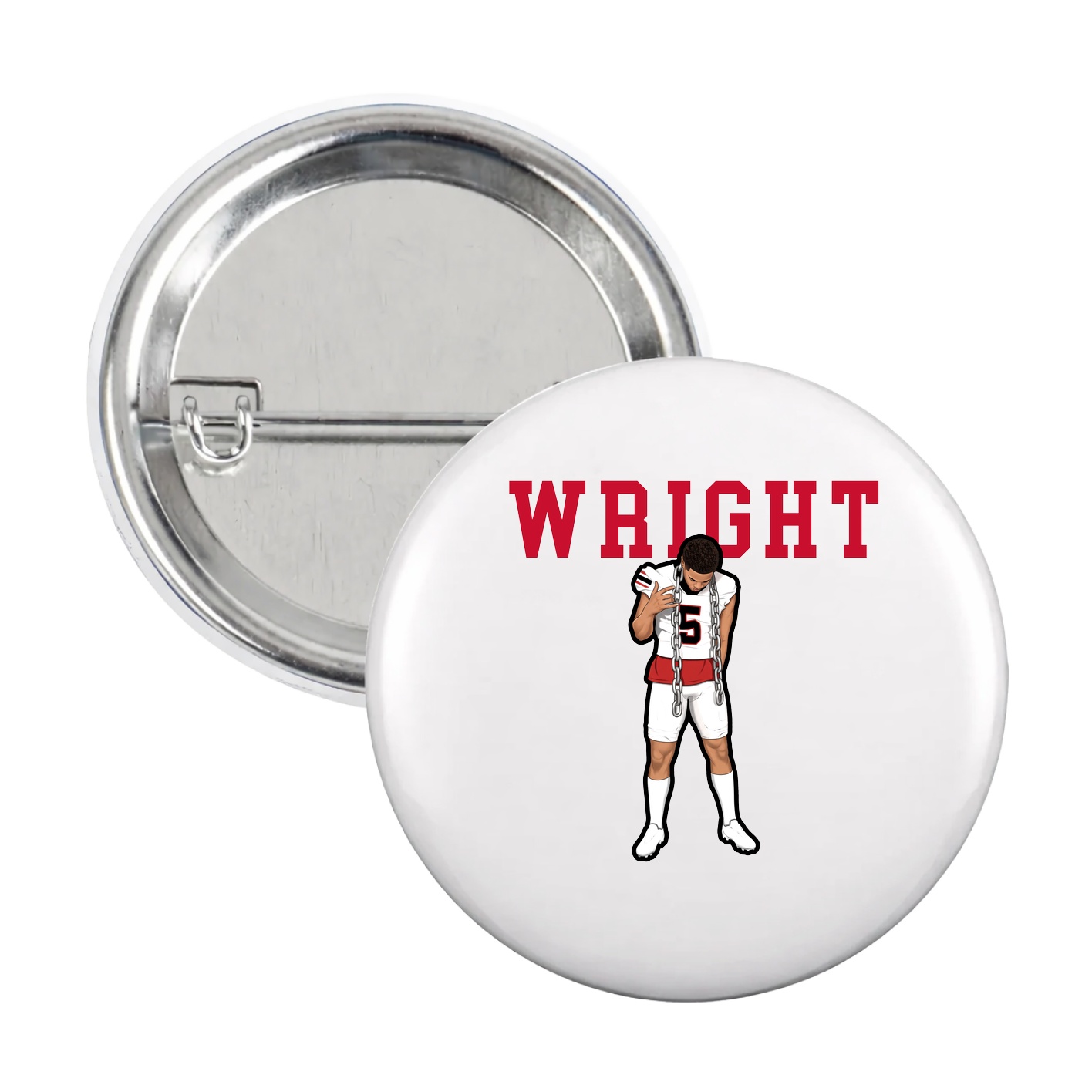 Game Day Button — Shirsey in White