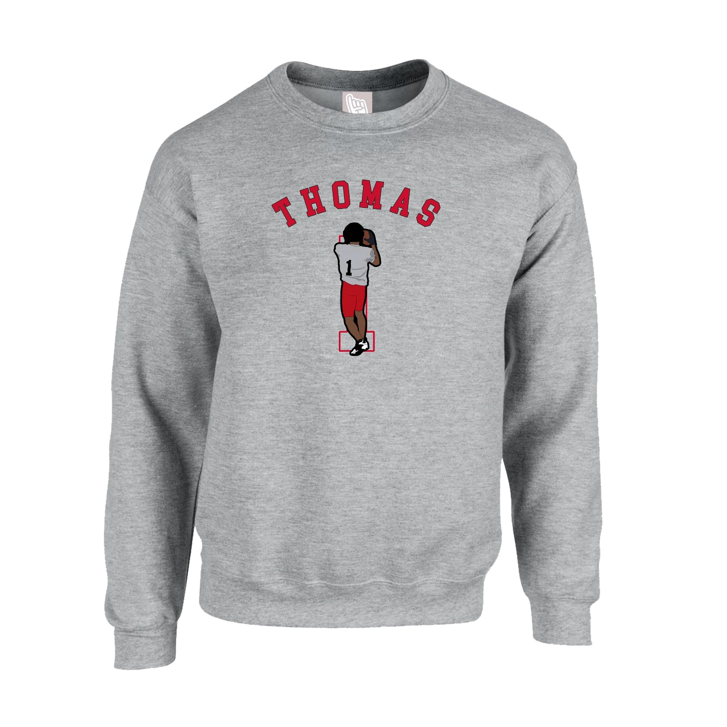 Fleece Crew — Shirsey Arch in Grey