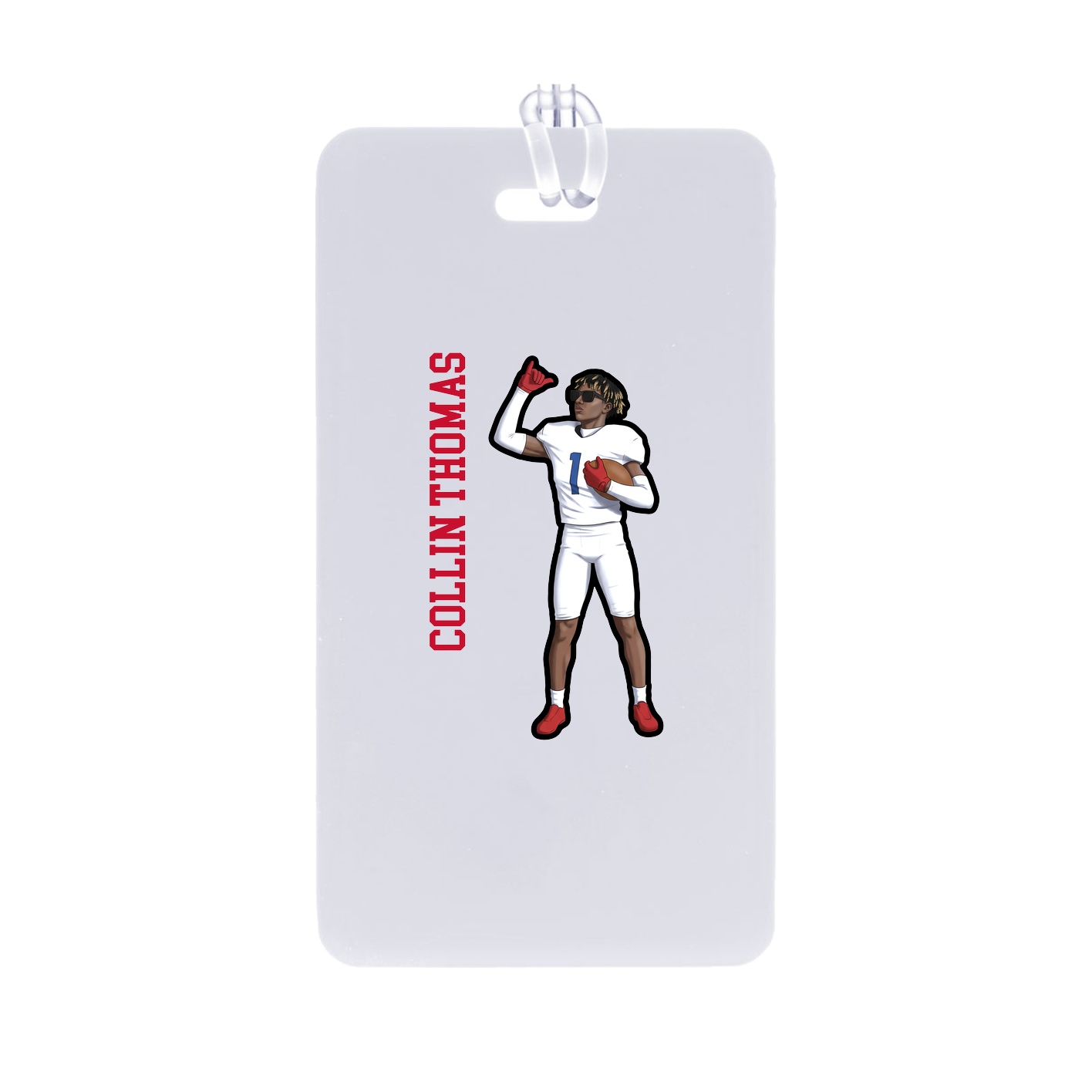 Bag Tag — Name Vertical in Classic