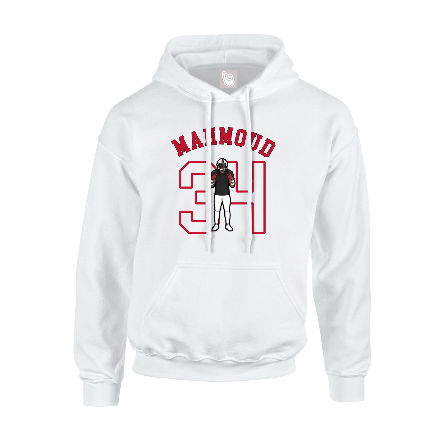Youth Hoodie — Shirsey Arch in White