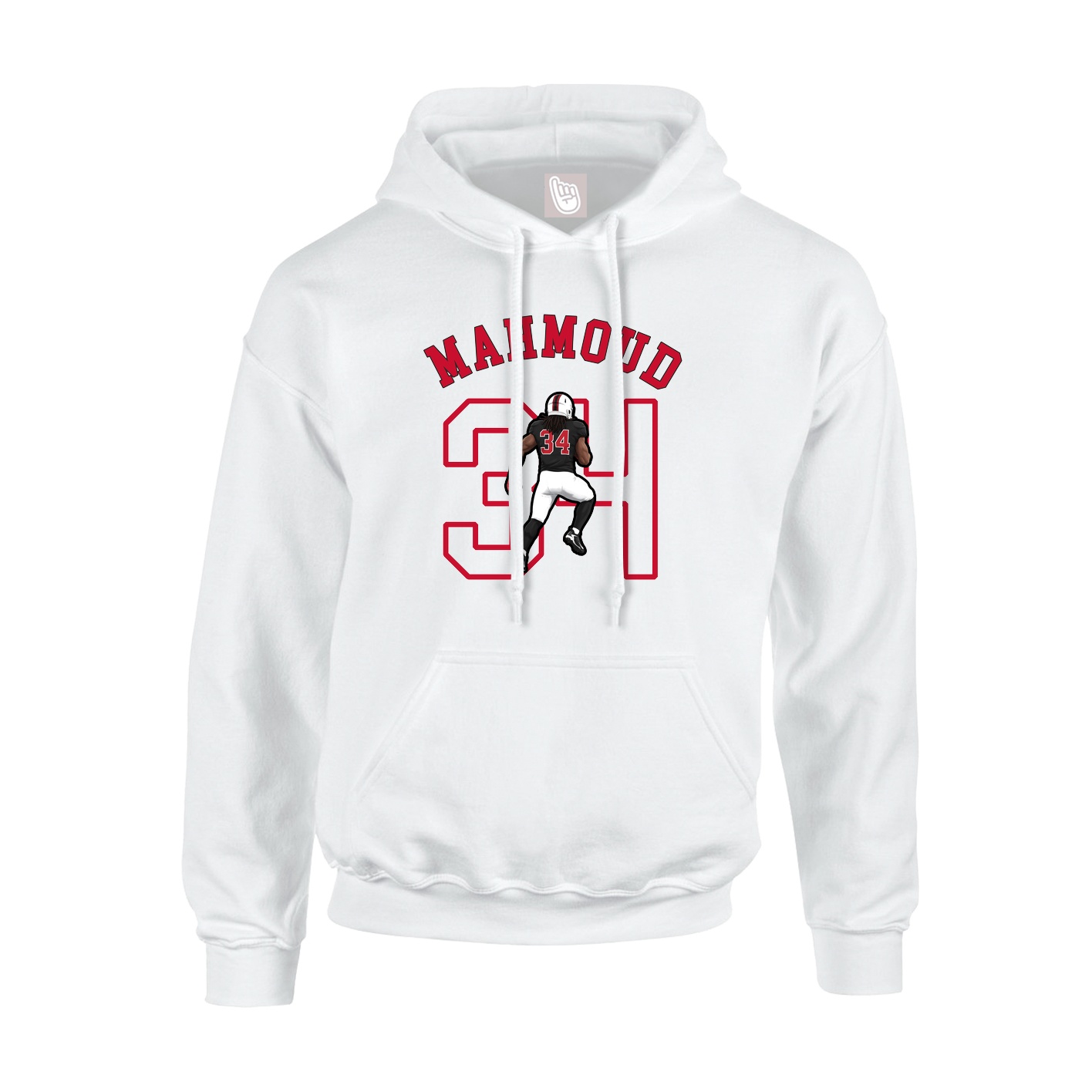 Hoodie — Shirsey Arch in White