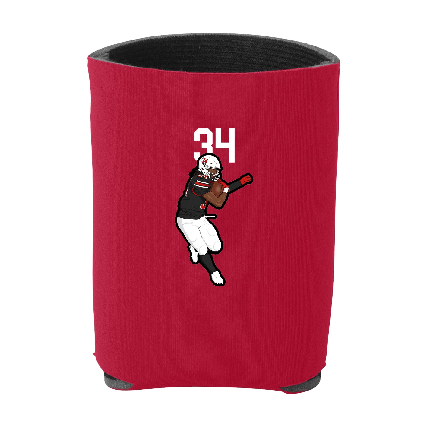 Can Holder — Number Top in Red