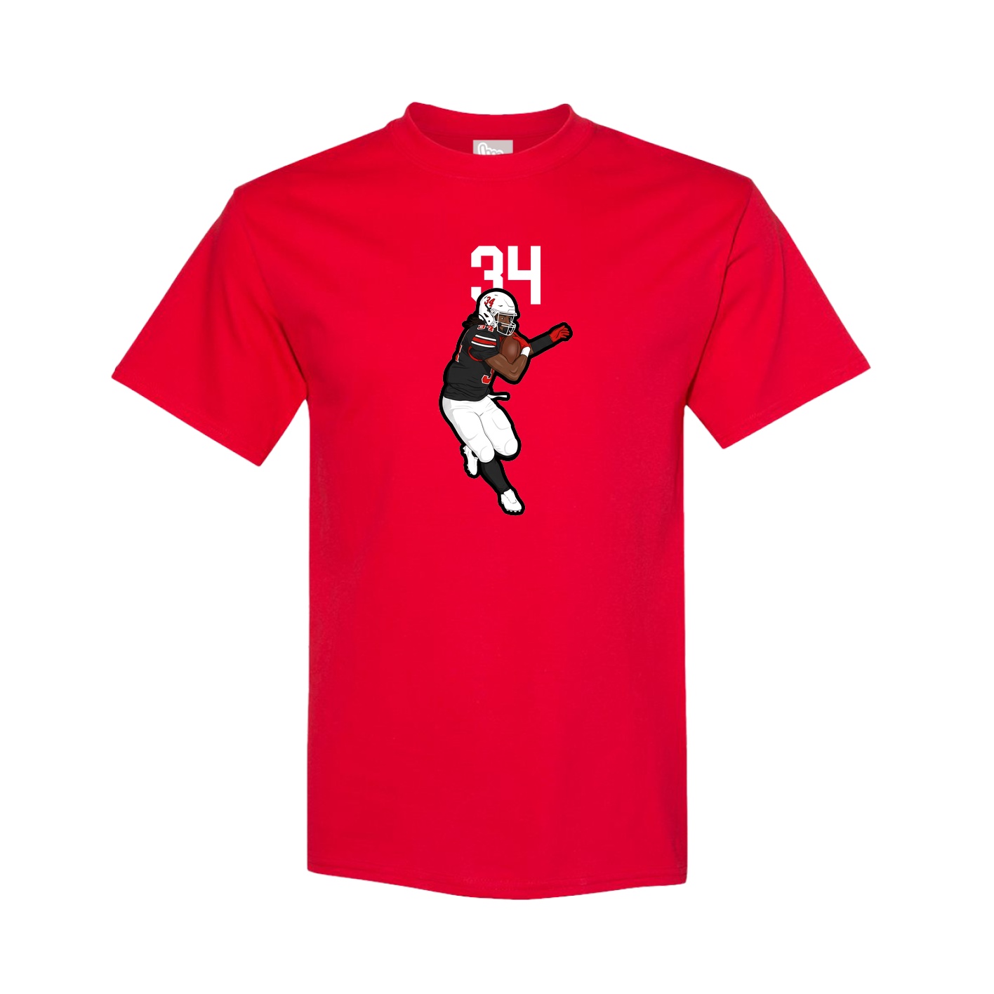 Tee — Number Top in Red