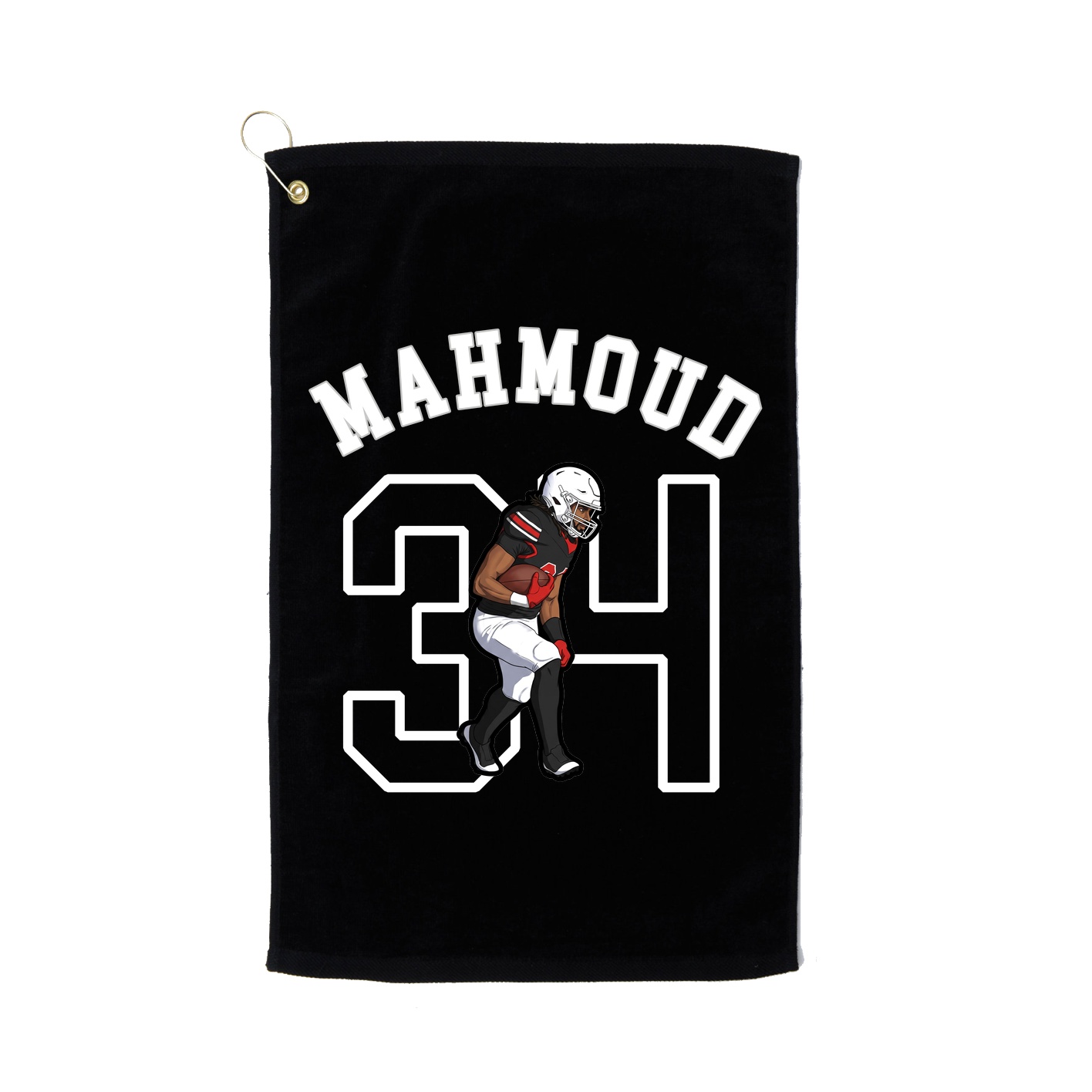 Golf Towel — Shirsey Arch in Black