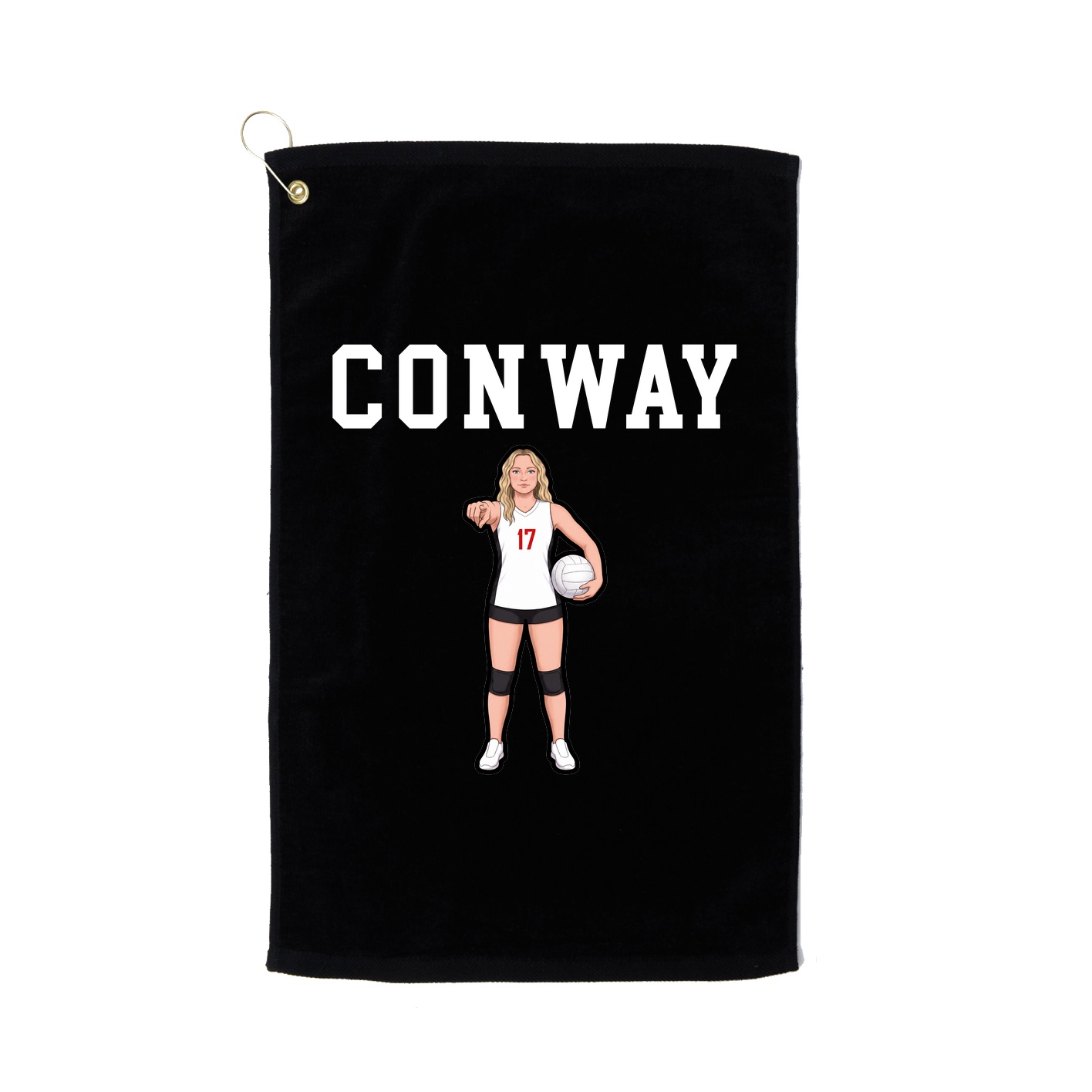 Golf Towel — Shirsey in Black