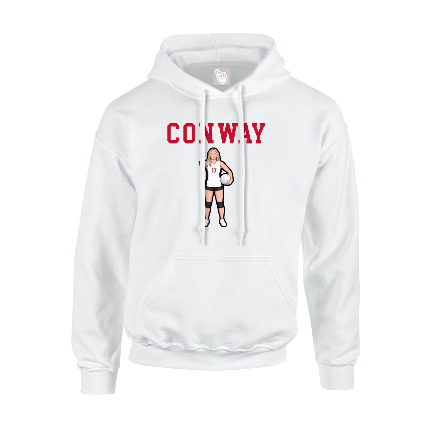 Youth Hoodie — Shirsey in White