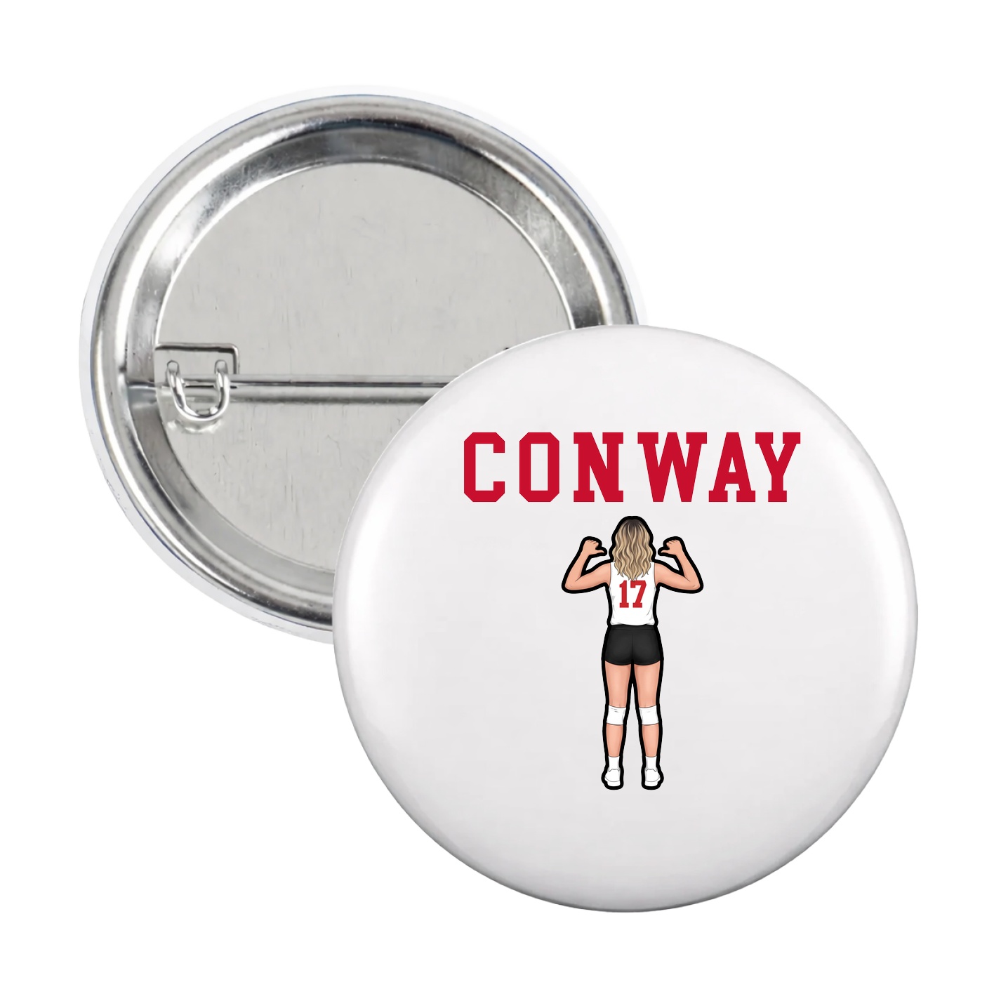 Game Day Button — Shirsey in White