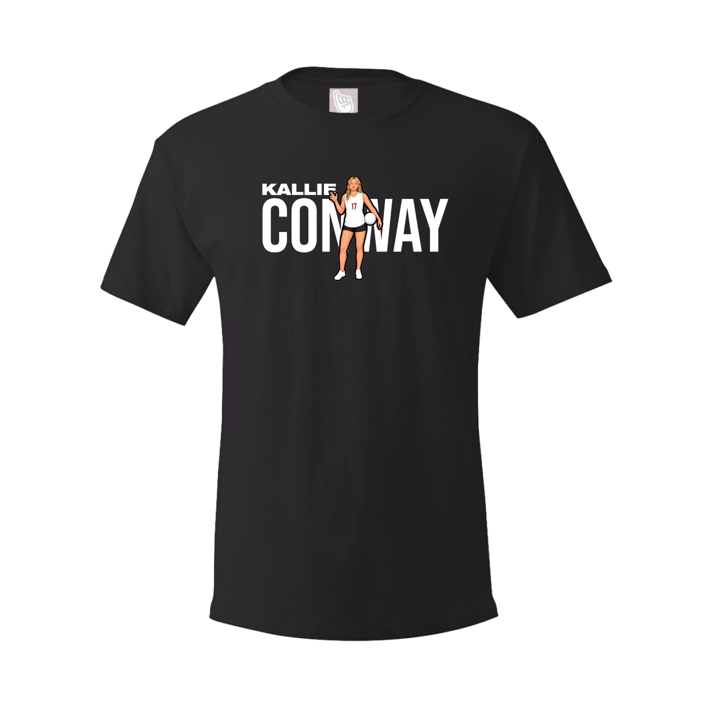 Tee — Player Name in Black