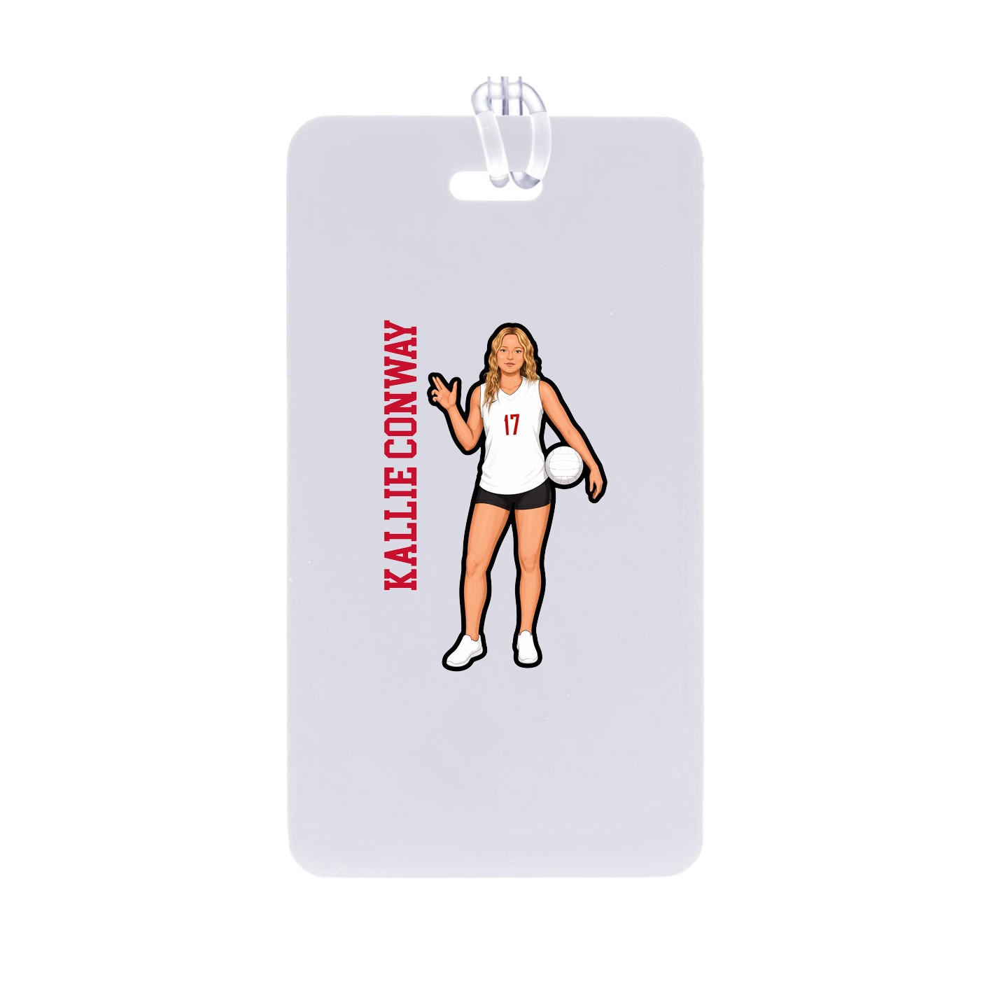 Bag Tag — Name Vertical in Classic