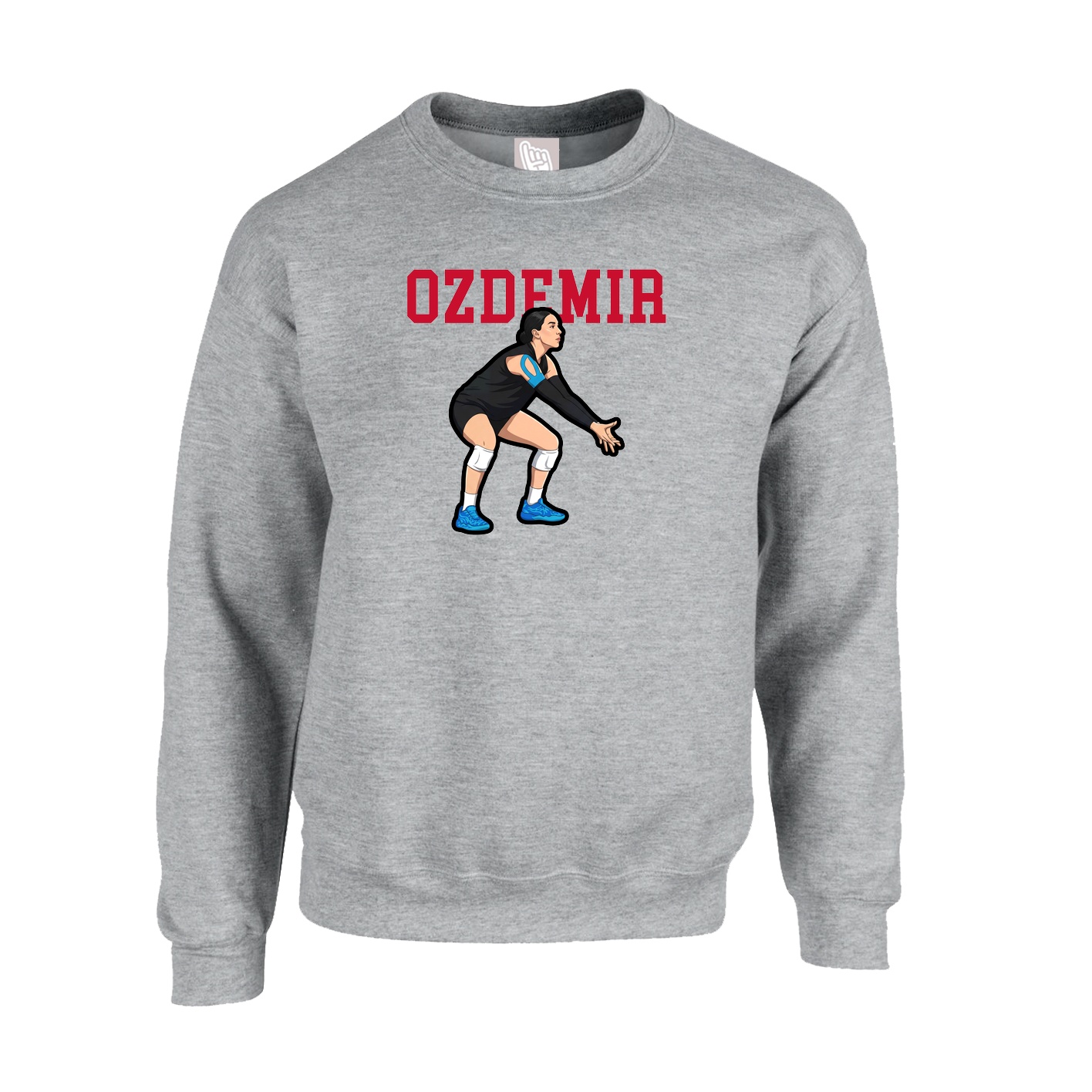 Fleece Crew — Shirsey in Grey