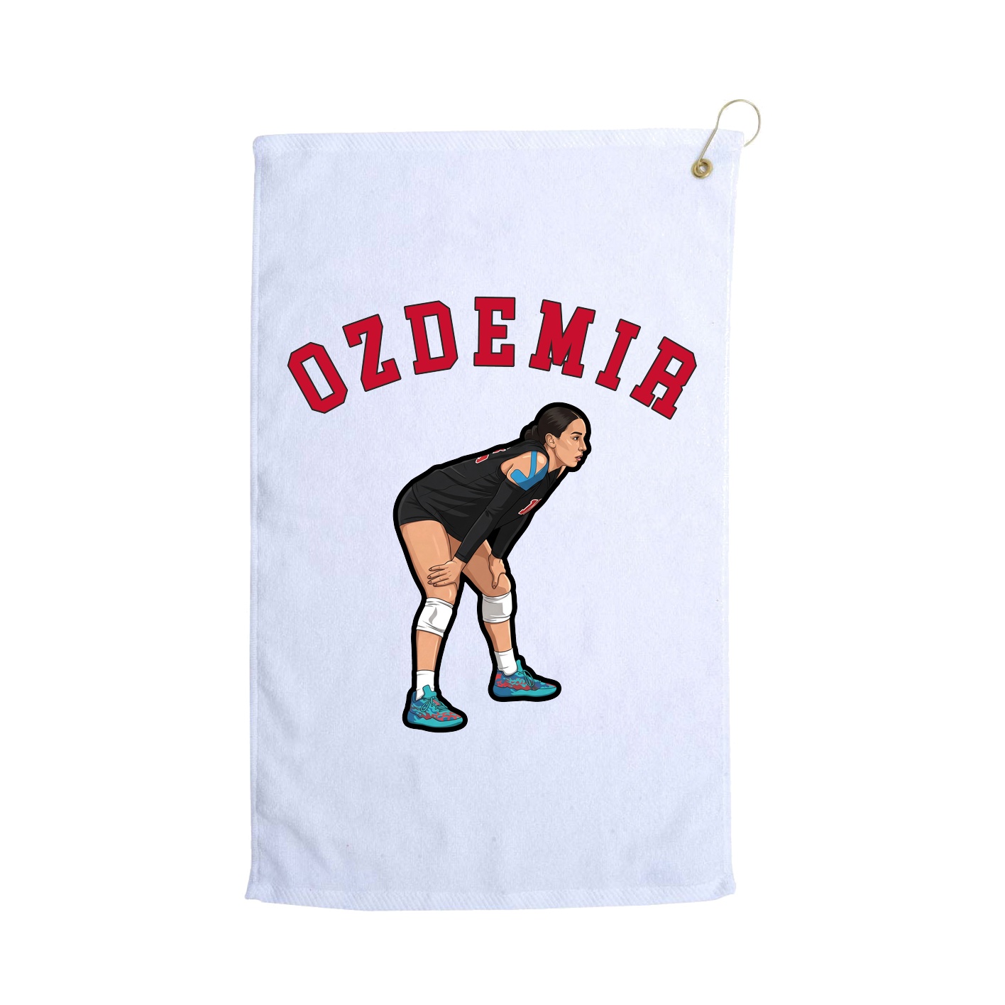Golf Towel — Shirsey Arch in White