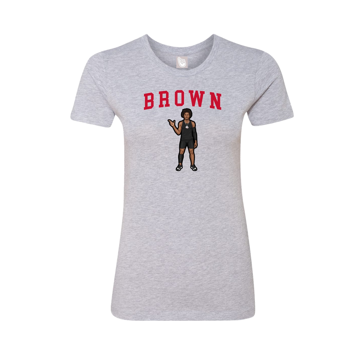 Fitted Women's Tee — Shirsey in Grey
