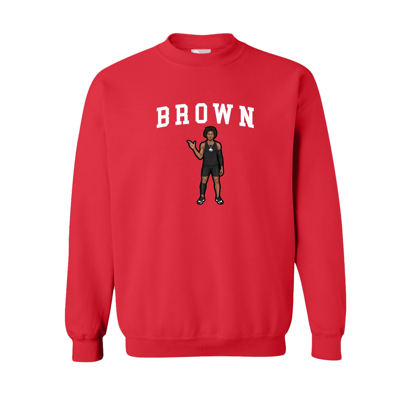Fleece Crew — Shirsey in Red