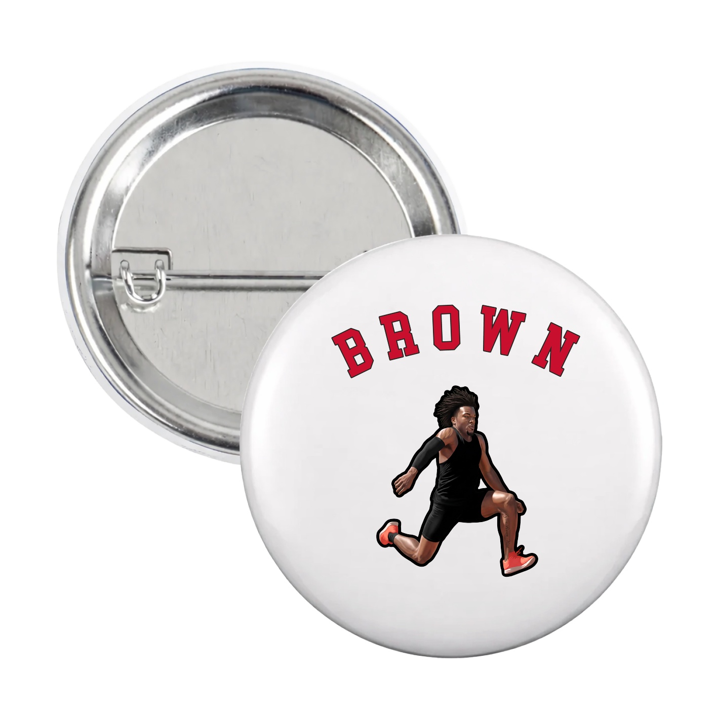 Game Day Button — Shirsey Arch in White