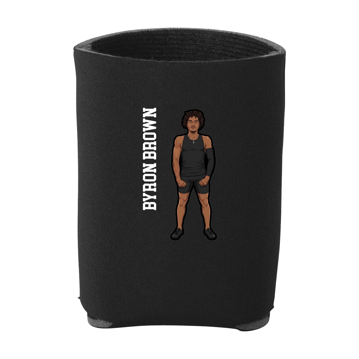 Can Holder — Name Vertical in Black
