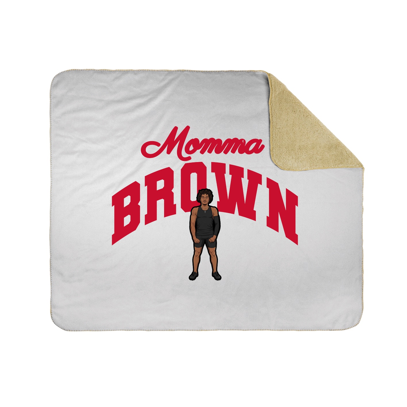 Throw Blanket — Mothers Day Arch in White