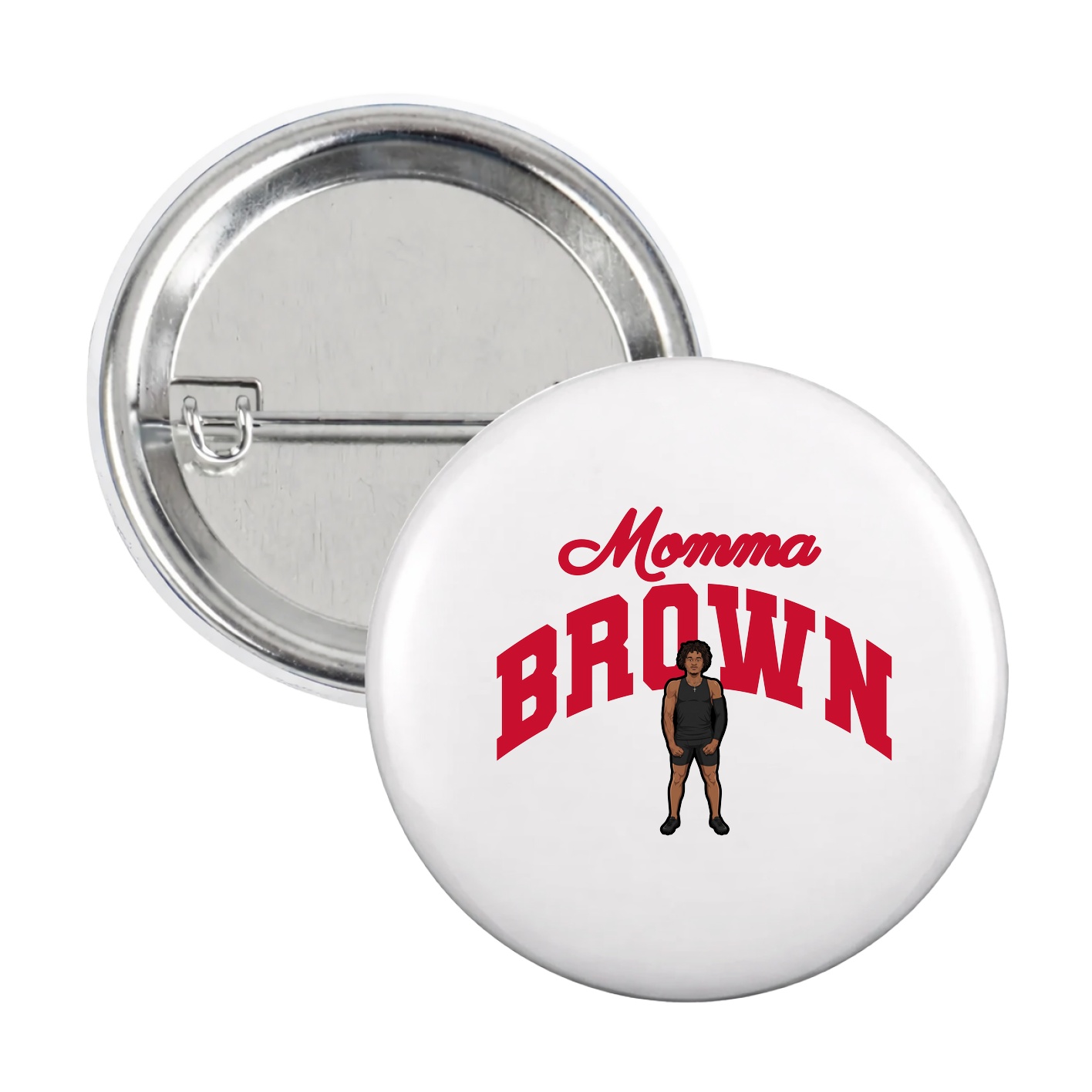 Game Day Button — Mothers Day Arch in White