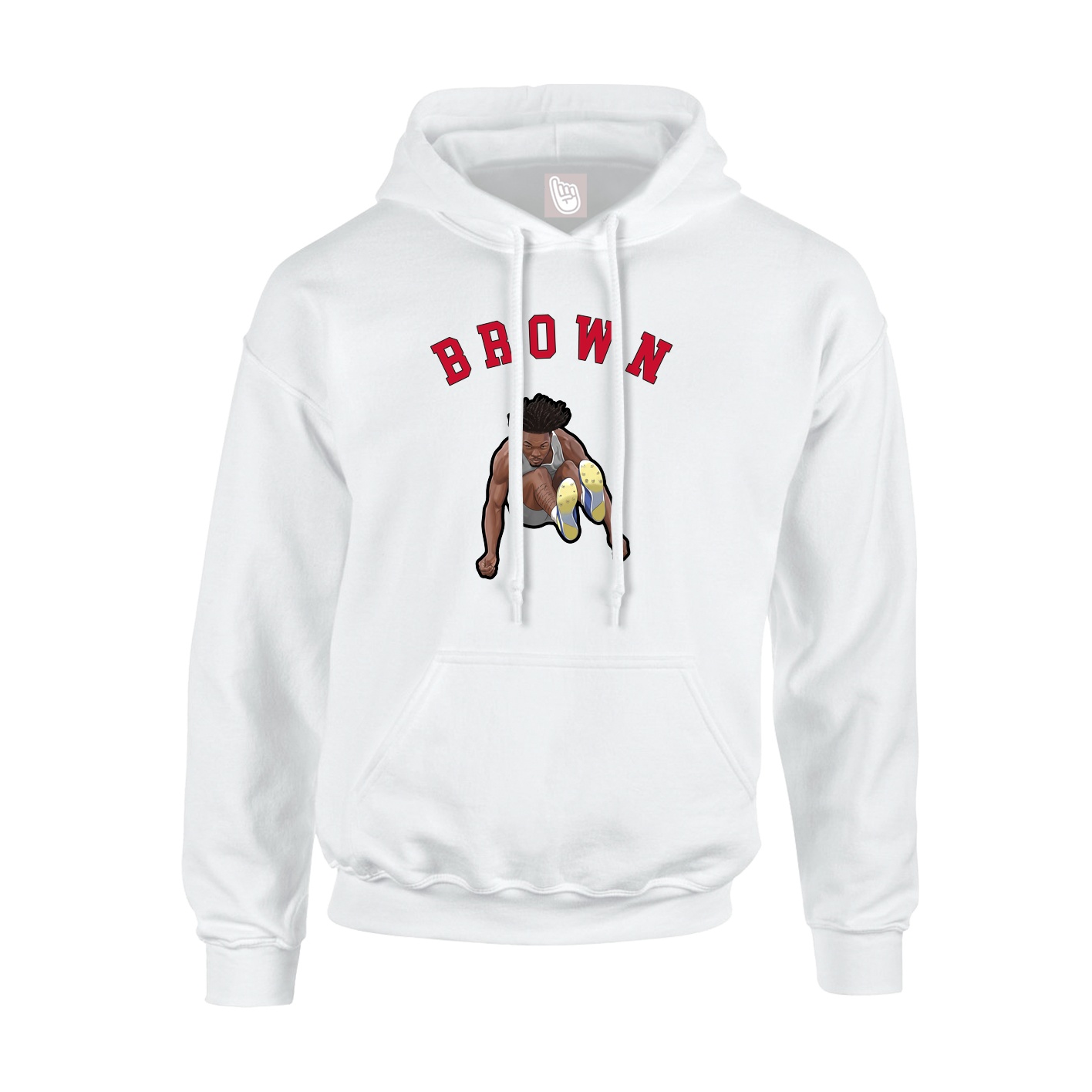 Youth Hoodie — Shirsey Arch in White