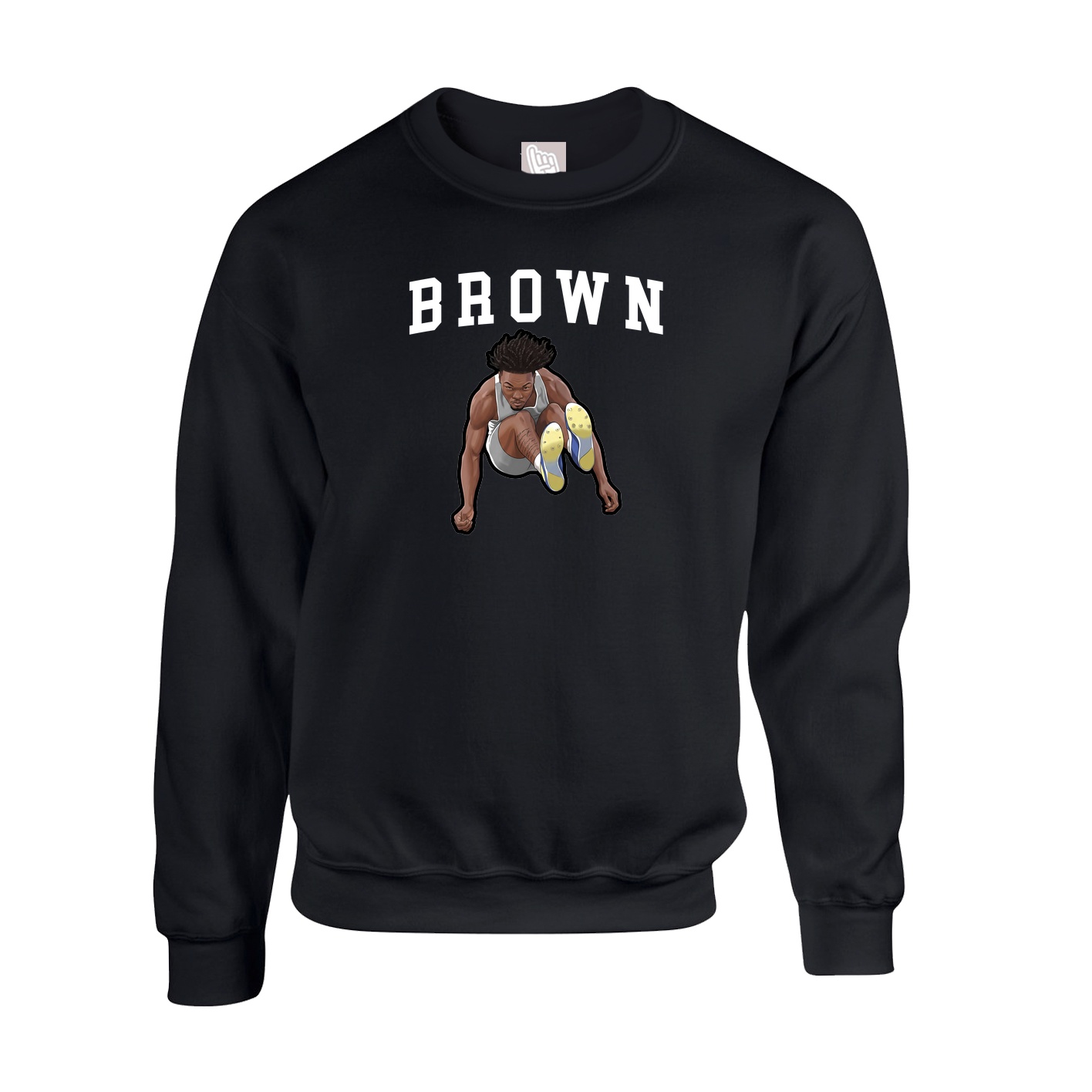 Fleece Crew — Shirsey in Black
