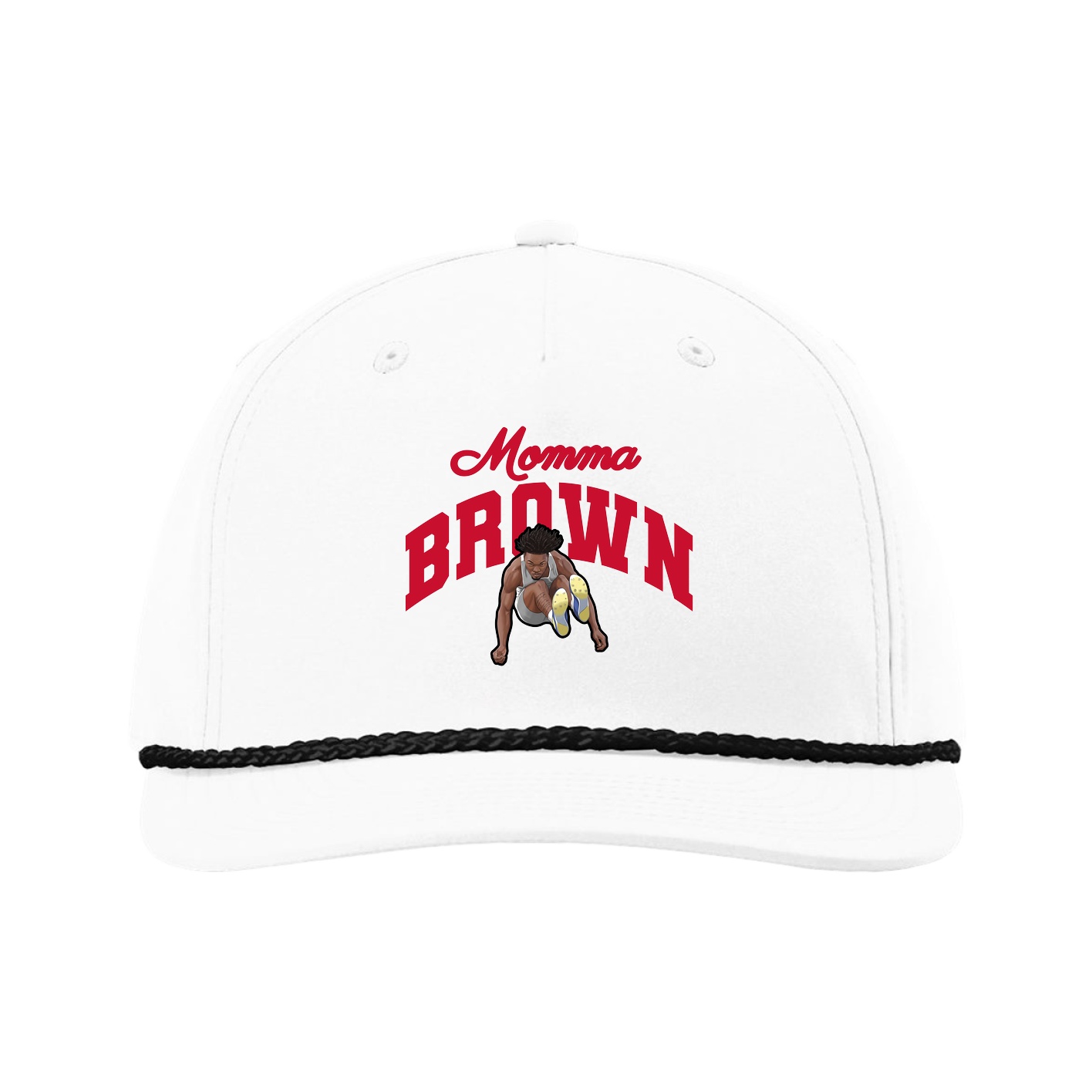 Five-Panel Classic Rope Cap — Mothers Day Arch in White