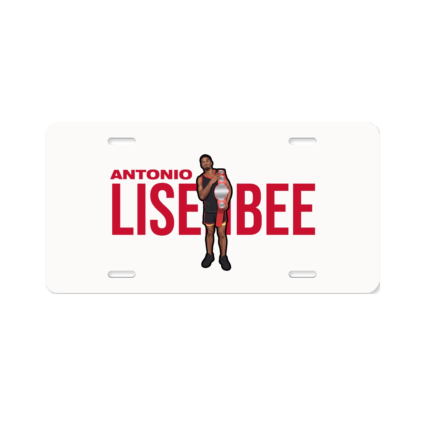 License Plate — Player Name in Classic