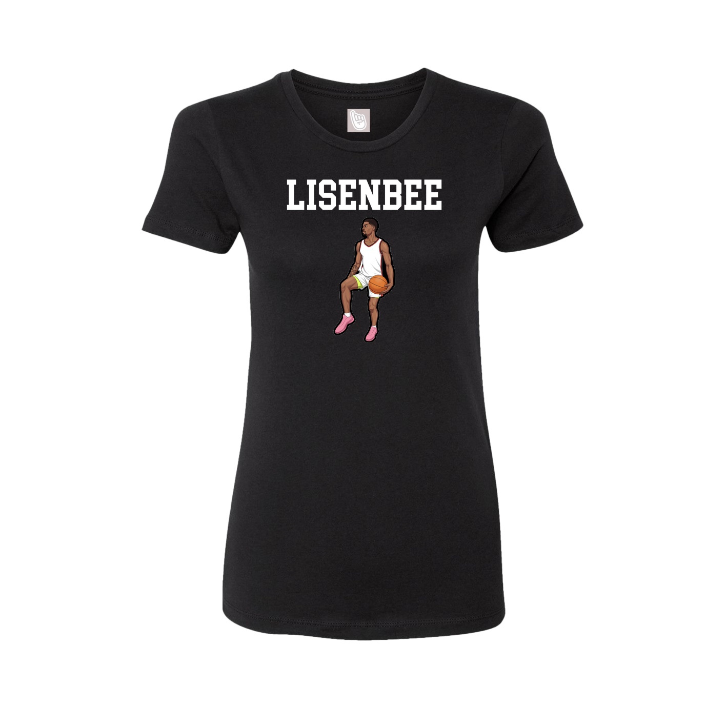 Fitted Women's Tee — Shirsey in Black
