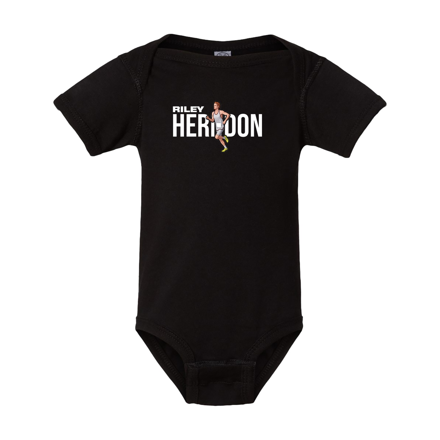 Baby Onesie — Player Name in Black