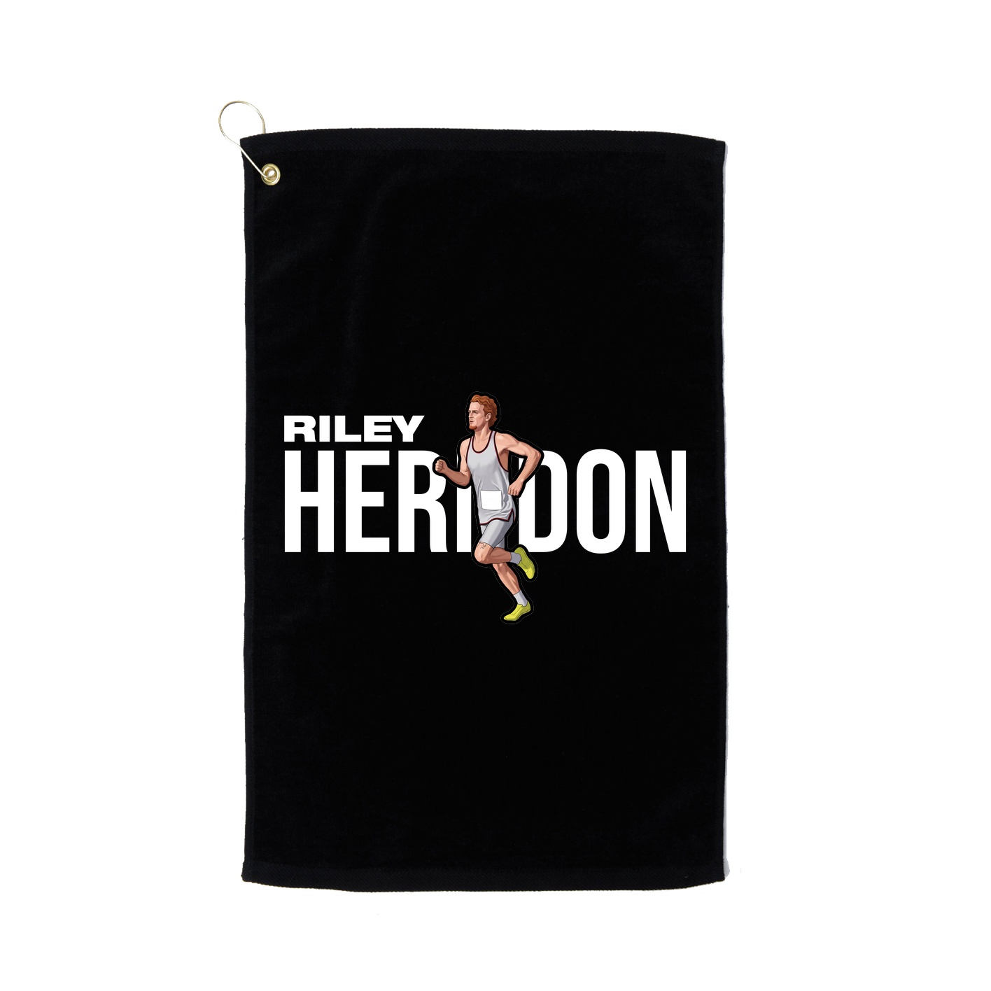 Golf Towel — Player Name in Black