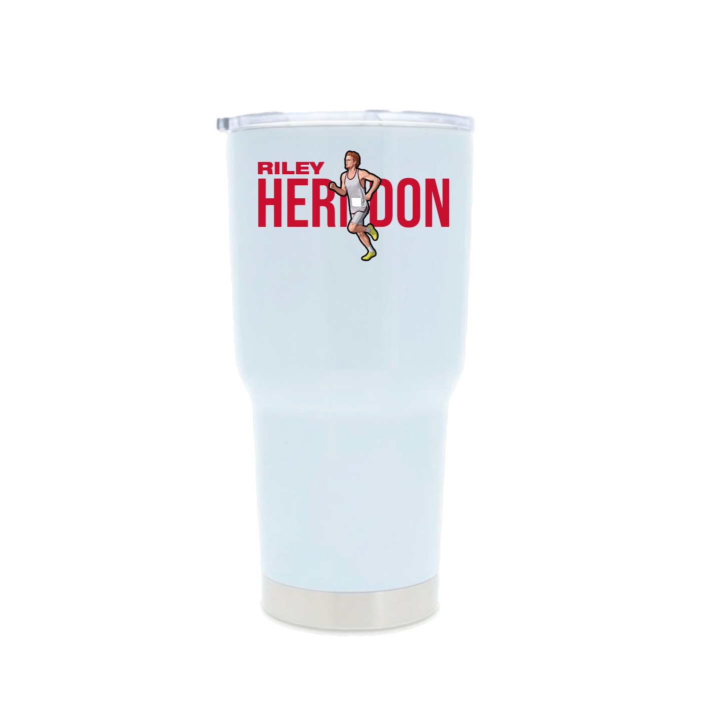 30oz Stainless Steel Tumbler — Player Name in White