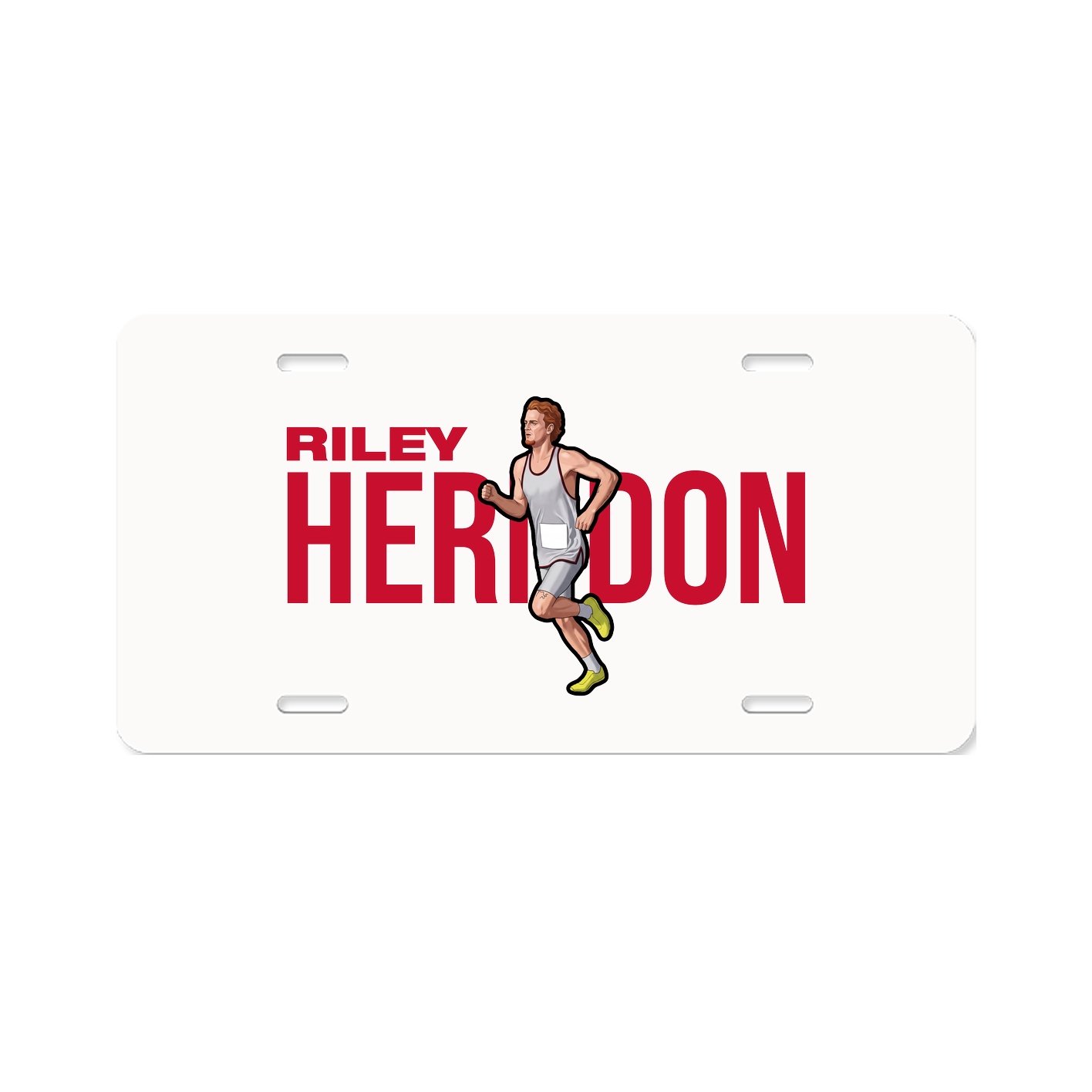 License Plate — Player Name in Classic