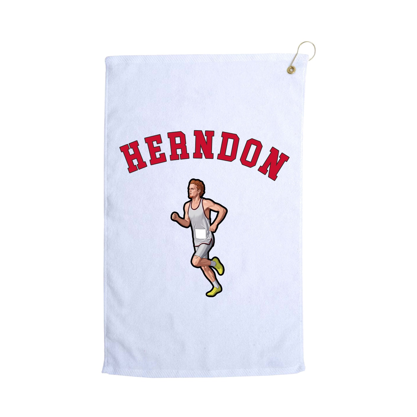 Golf Towel — Shirsey Arch in White