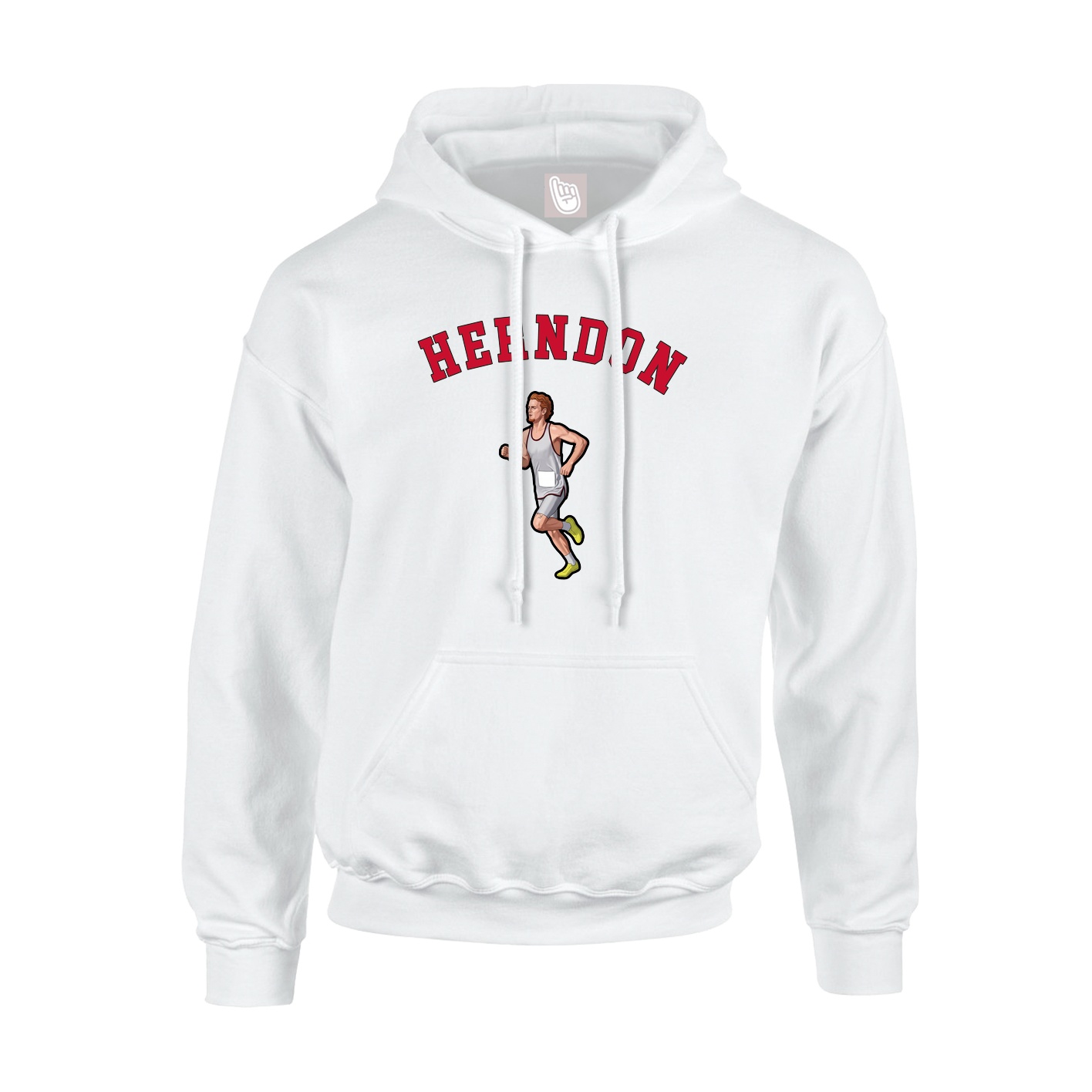 Hoodie — Shirsey Arch in White