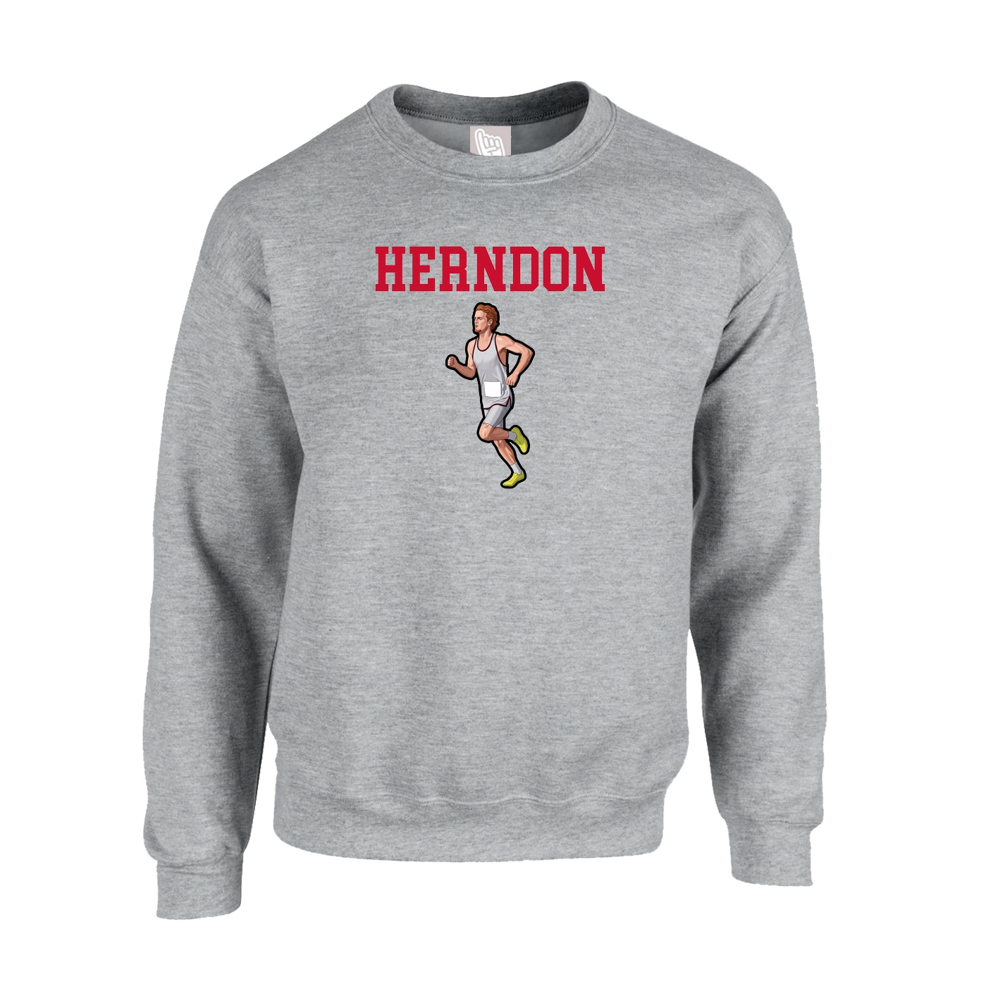 Fleece Crew — Shirsey in Grey