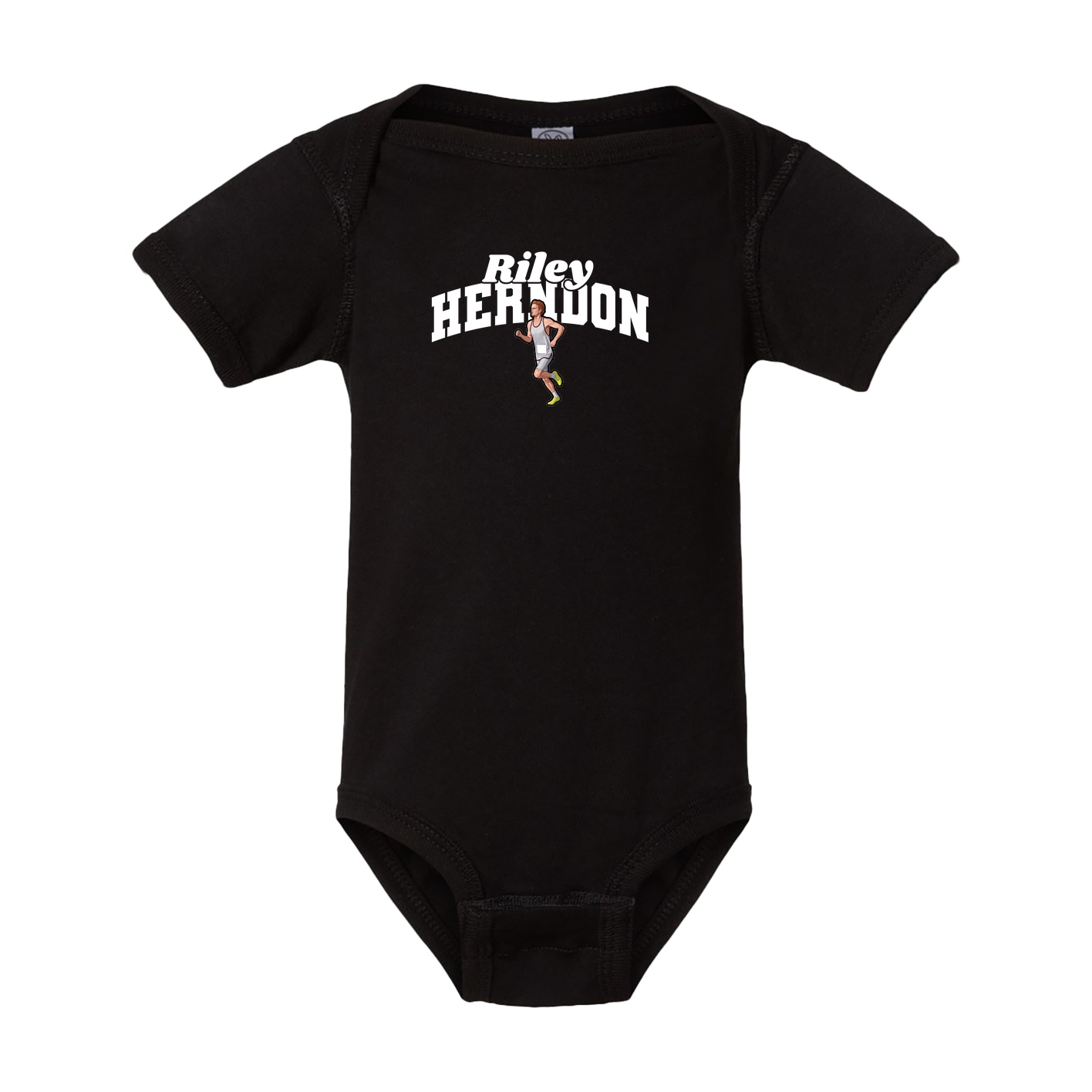 Baby Onesie — Signature Arch in Black