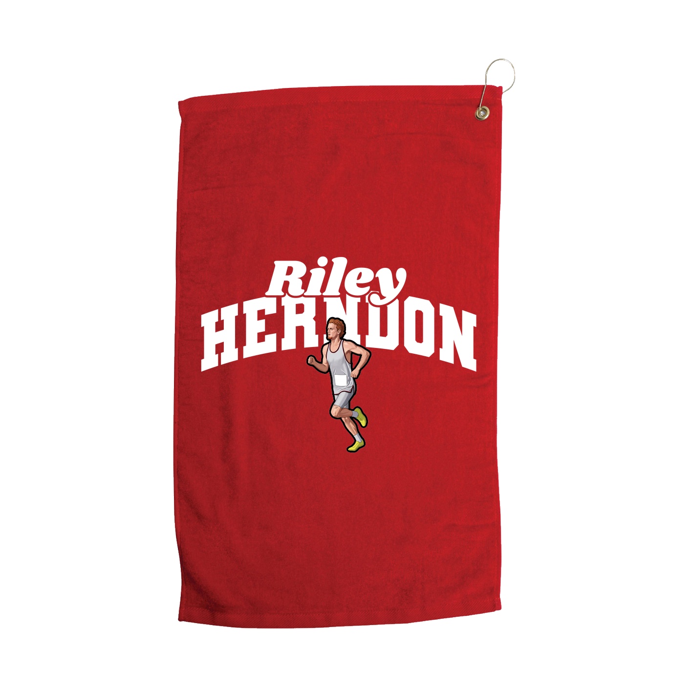 Golf Towel — Signature Arch in Red