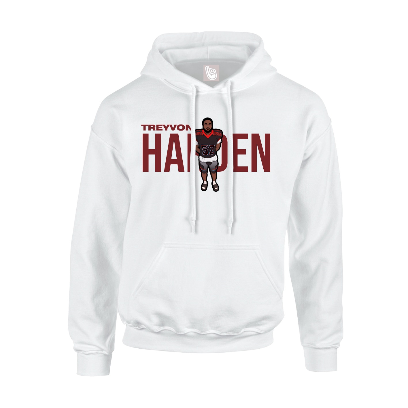 Hoodie — Player Name in White