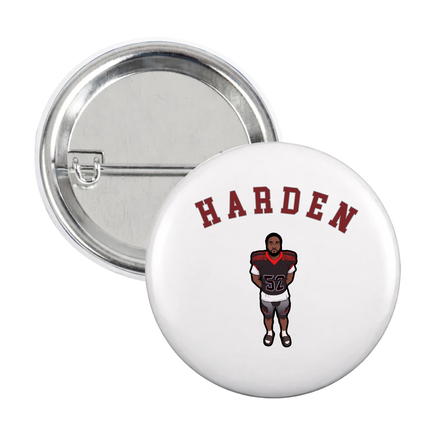 Game Day Button — Shirsey Arch in White