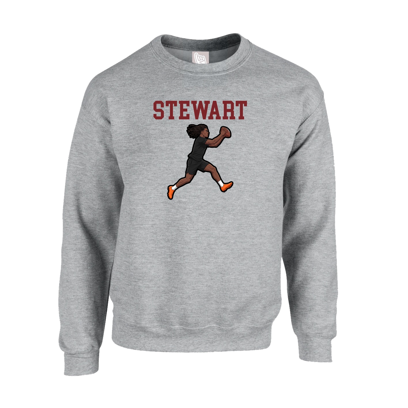 Fleece Crew — Shirsey in Grey
