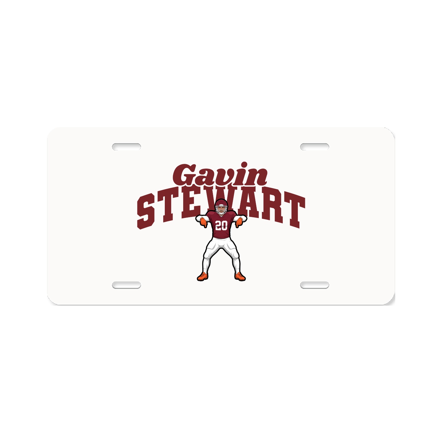 License Plate — Signature Arch in Classic