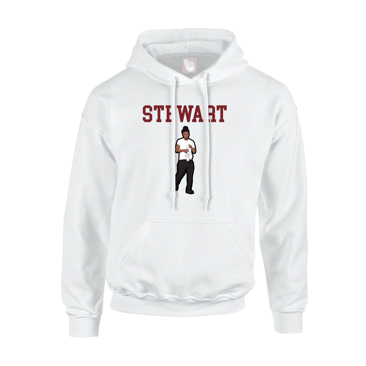 Hoodie — Shirsey in White