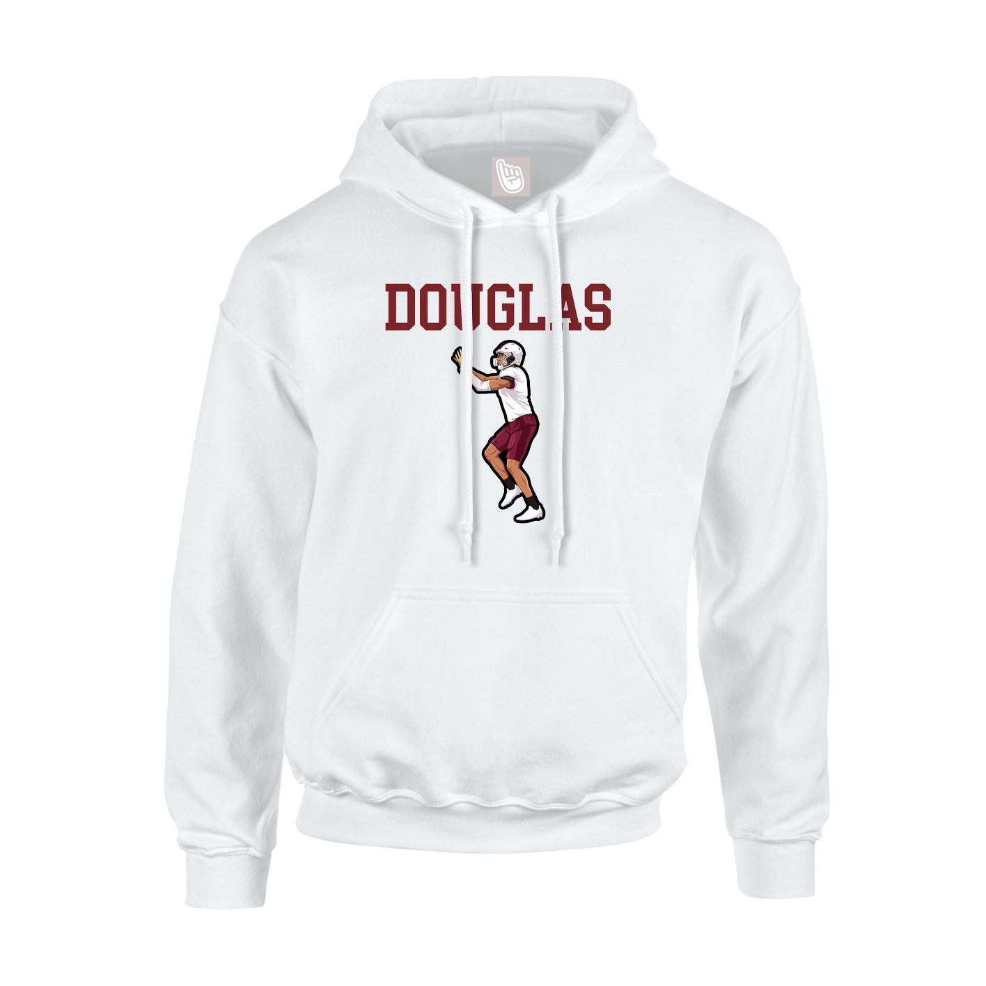 Hoodie — Shirsey in White