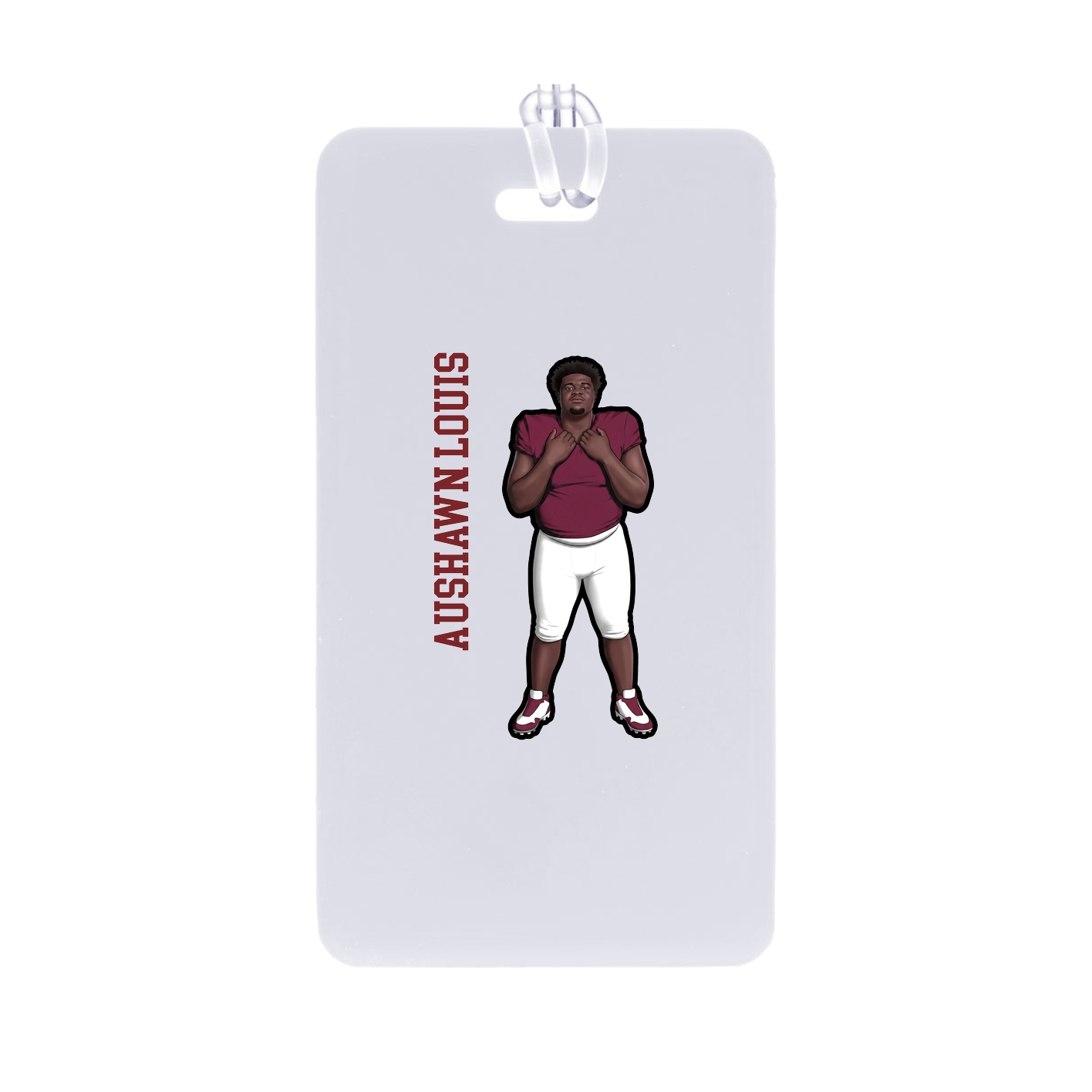 Bag Tag — Name Vertical in Classic