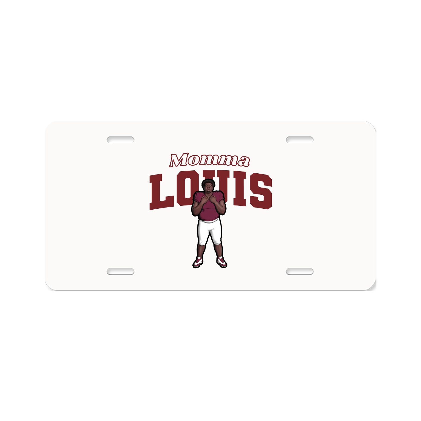 License Plate — Mothers Day Block in Classic